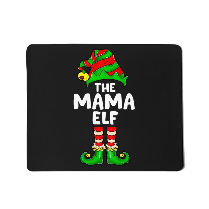 Mama Elf Matching Family Christmas Party  Pajamas Mousepad