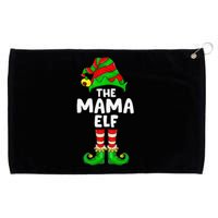 Mama Elf Matching Family Christmas Party  Pajamas Grommeted Golf Towel