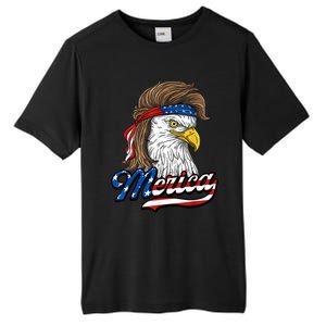 Merica Eagle Mullet 4th Of July American Flag Gift Tall Fusion ChromaSoft Performance T-Shirt