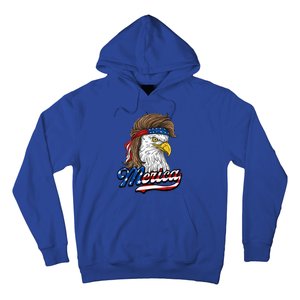 Merica Eagle Mullet 4th Of July American Flag Gift Hoodie