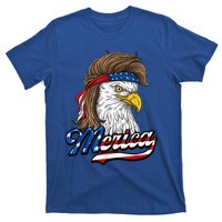 Merica Eagle Mullet 4th Of July American Flag Gift T-Shirt