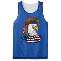 Merica Eagle Mullet 4th Of July American Flag Gift Mesh Reversible Basketball Jersey Tank