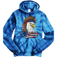 Merica Eagle Mullet 4th Of July American Flag Gift Tie Dye Hoodie