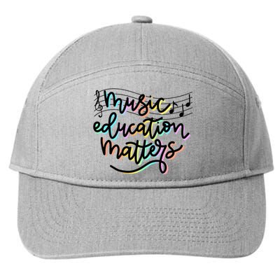 Music Education Matters Music Teacher Appreciation 7-Panel Snapback Hat