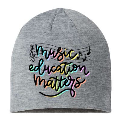 Music Education Matters Music Teacher Appreciation Sustainable Beanie