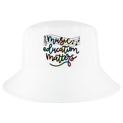 Music Education Matters Music Teacher Appreciation Cool Comfort Performance Bucket Hat