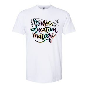 Music Education Matters Music Teacher Appreciation Softstyle® CVC T-Shirt