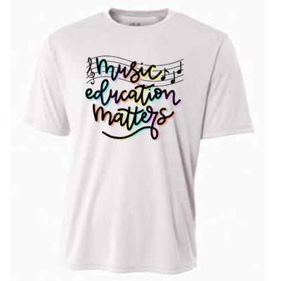 Music Education Matters Music Teacher Appreciation Cooling Performance Crew T-Shirt