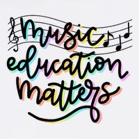 Music Education Matters Music Teacher Appreciation Flat Bill Trucker Hat