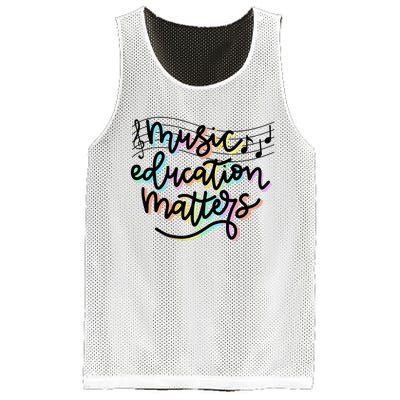 Music Education Matters Music Teacher Appreciation Mesh Reversible Basketball Jersey Tank