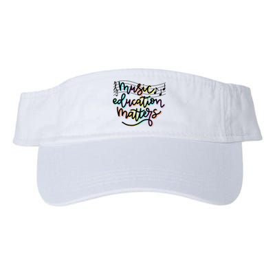 Music Education Matters Music Teacher Appreciation Valucap Bio-Washed Visor