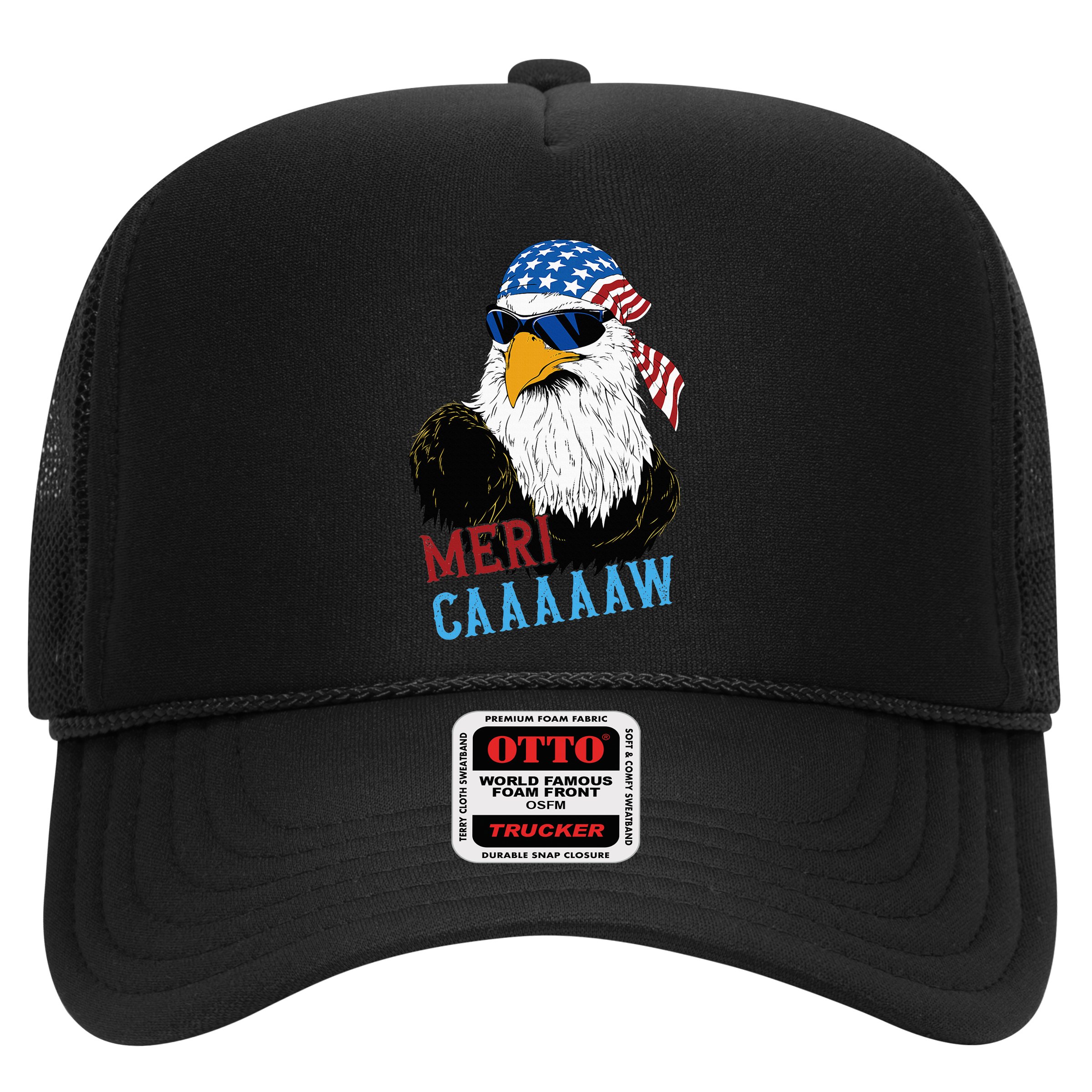 Mericaaaaaw Eagle Mullet Usa American Flag Hat