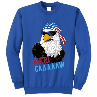 Mericaaaaaw Eagle Mullet Usa American Flag Tall Sweatshirt
