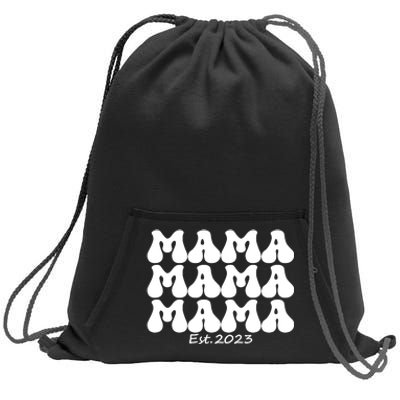 Mama Est Sweatshirt Cinch Pack Bag