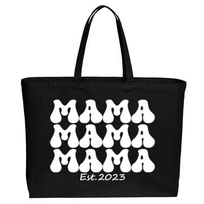 Mama Est Cotton Canvas Jumbo Tote