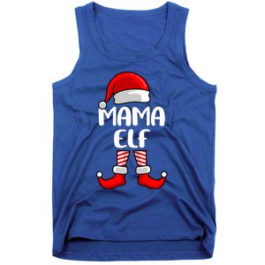 Mom Elf Mother Christmas Elf Gift Tank Top