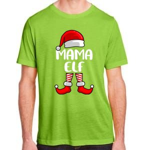 Mom Elf Mother Christmas Elf Gift Adult ChromaSoft Performance T-Shirt