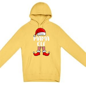 Mom Elf Mother Christmas Elf Gift Premium Pullover Hoodie