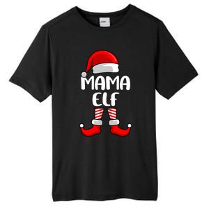 Mom Elf Mother Christmas Elf Gift Tall Fusion ChromaSoft Performance T-Shirt