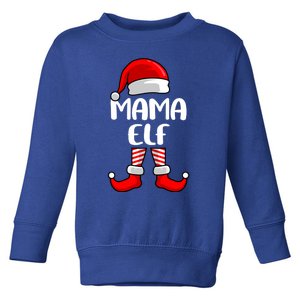 Mom Elf Mother Christmas Elf Gift Toddler Sweatshirt