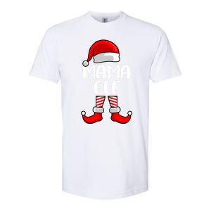 Mom Elf Mother Christmas Elf Gift Softstyle CVC T-Shirt