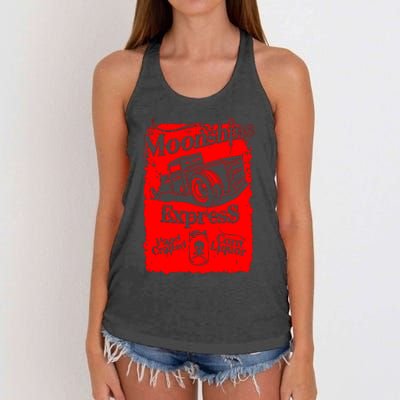 Moonshine Express Women's Knotted Racerback Tank