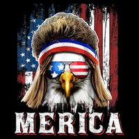 Merica Eagle Mullet 4th Of July American Flag Stars Stripes City Backpack