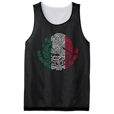 Mexican Eagle Mexico Flag Mesh Reversible Basketball Jersey Tank