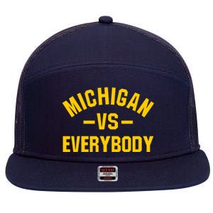 Michigan Everybody 7 Panel Mesh Trucker Snapback Hat