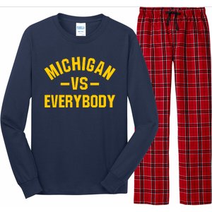 Michigan Everybody Long Sleeve Pajama Set