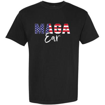 Maga Ear Maga Earring Trump 2024 Garment-Dyed Heavyweight T-Shirt