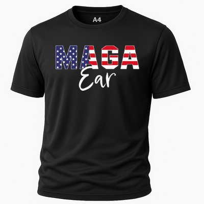 Maga Ear Maga Earring Trump 2024 Cooling Performance Crew T-Shirt