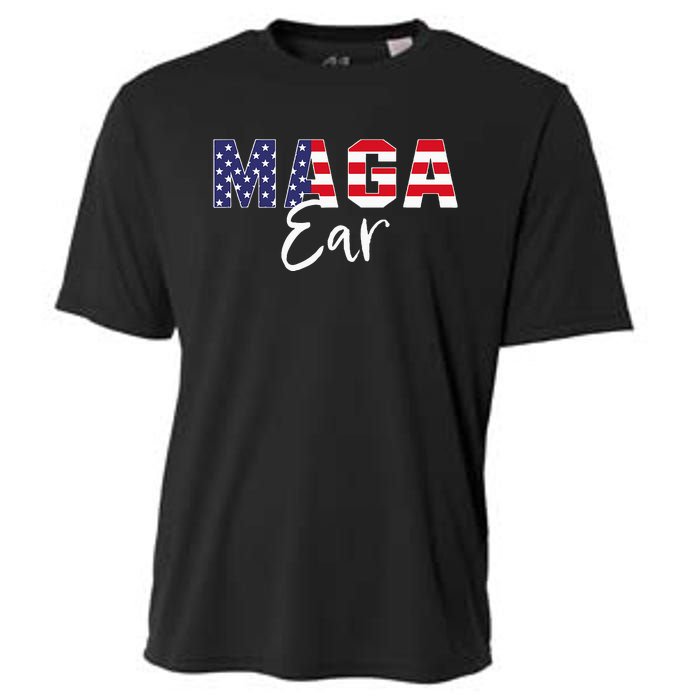 Maga Ear Maga Earring Trump 2024 Cooling Performance Crew T-Shirt