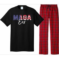 Maga Ear Maga Earring Trump 2024 Pajama Set