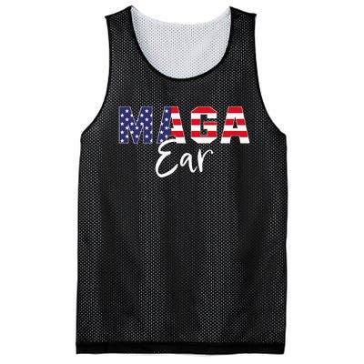 Maga Ear Maga Earring Trump 2024 Mesh Reversible Basketball Jersey Tank