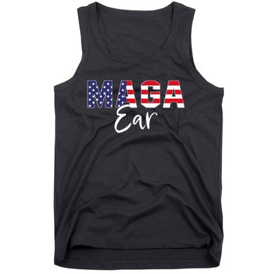 Maga Ear Maga Earring Trump 2024 Tank Top