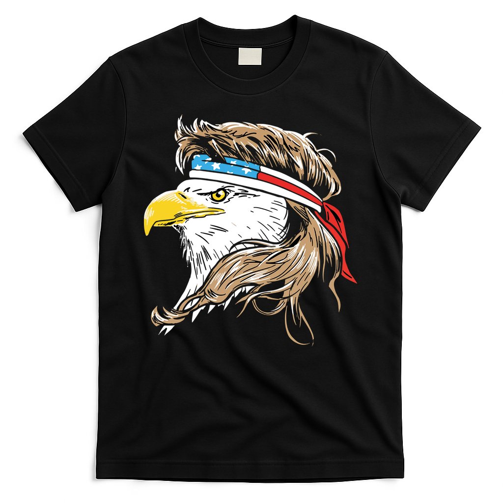 Merica Eagle Mullet 4th Of July T-Shirt