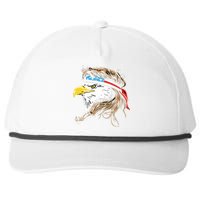 Merica Eagle Mullet 4th Of July Snapback Five-Panel Rope Hat