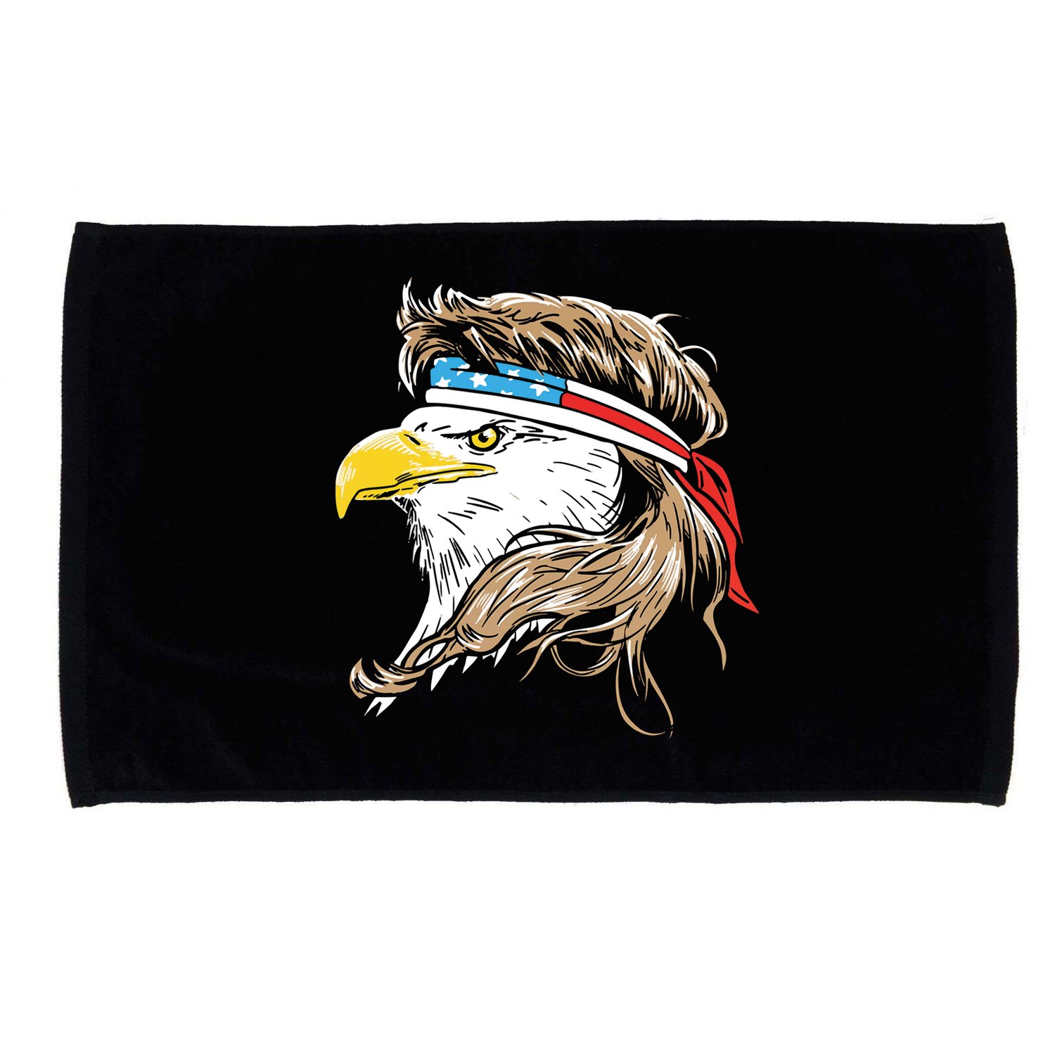 Merica Eagle Mullet 4th Of July Microfiber Hand Towel