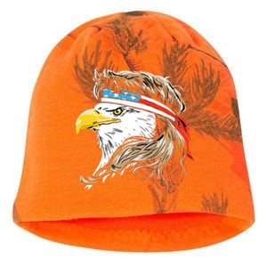 Merica Eagle Mullet 4th Of July Kati - Camo Knit Beanie