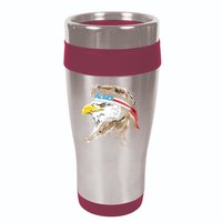 Merica Eagle Mullet 4th Of July 16oz Travel Tumbler