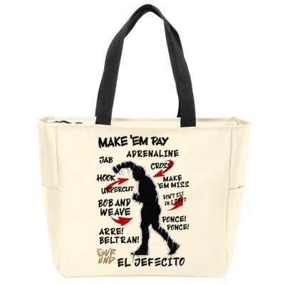 Make Em Miss Ii Zip Tote Bag