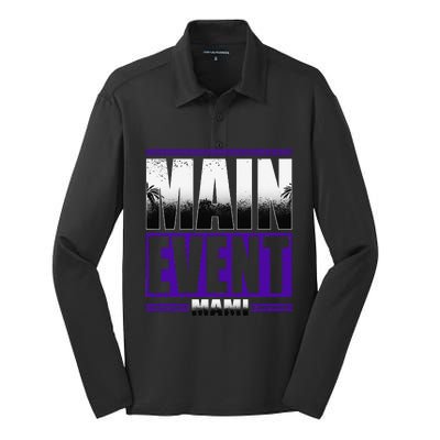 Main Event Mami Silk Touch Performance Long Sleeve Polo