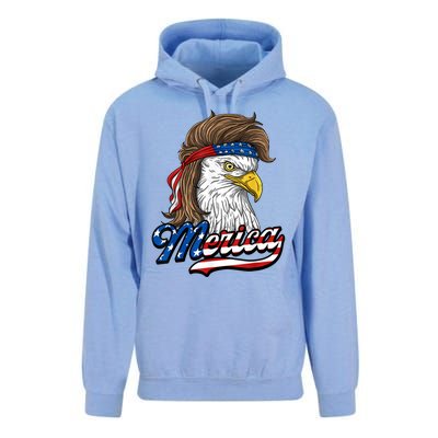 Merica Eagle Unisex Surf Hoodie