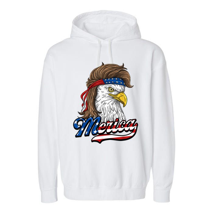 Merica Eagle Garment-Dyed Fleece Hoodie