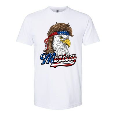 Merica Eagle Softstyle CVC T-Shirt