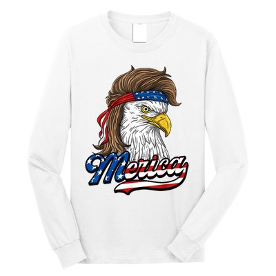 Merica Eagle Long Sleeve Shirt