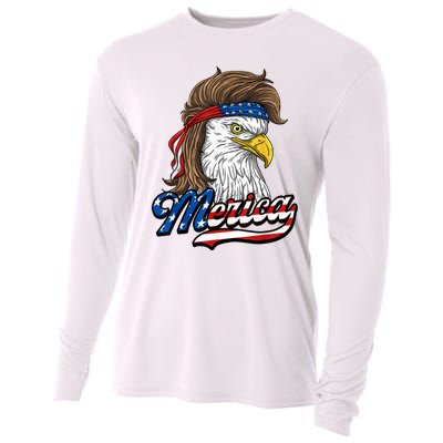 Merica Eagle Cooling Performance Long Sleeve Crew