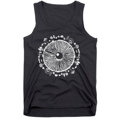 Mushroom Eye Mycology Foraging Magic Spore Tank Top