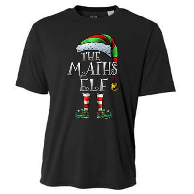 Maths Elf Matching Family Mathmatics Christmas Elf Cooling Performance Crew T-Shirt